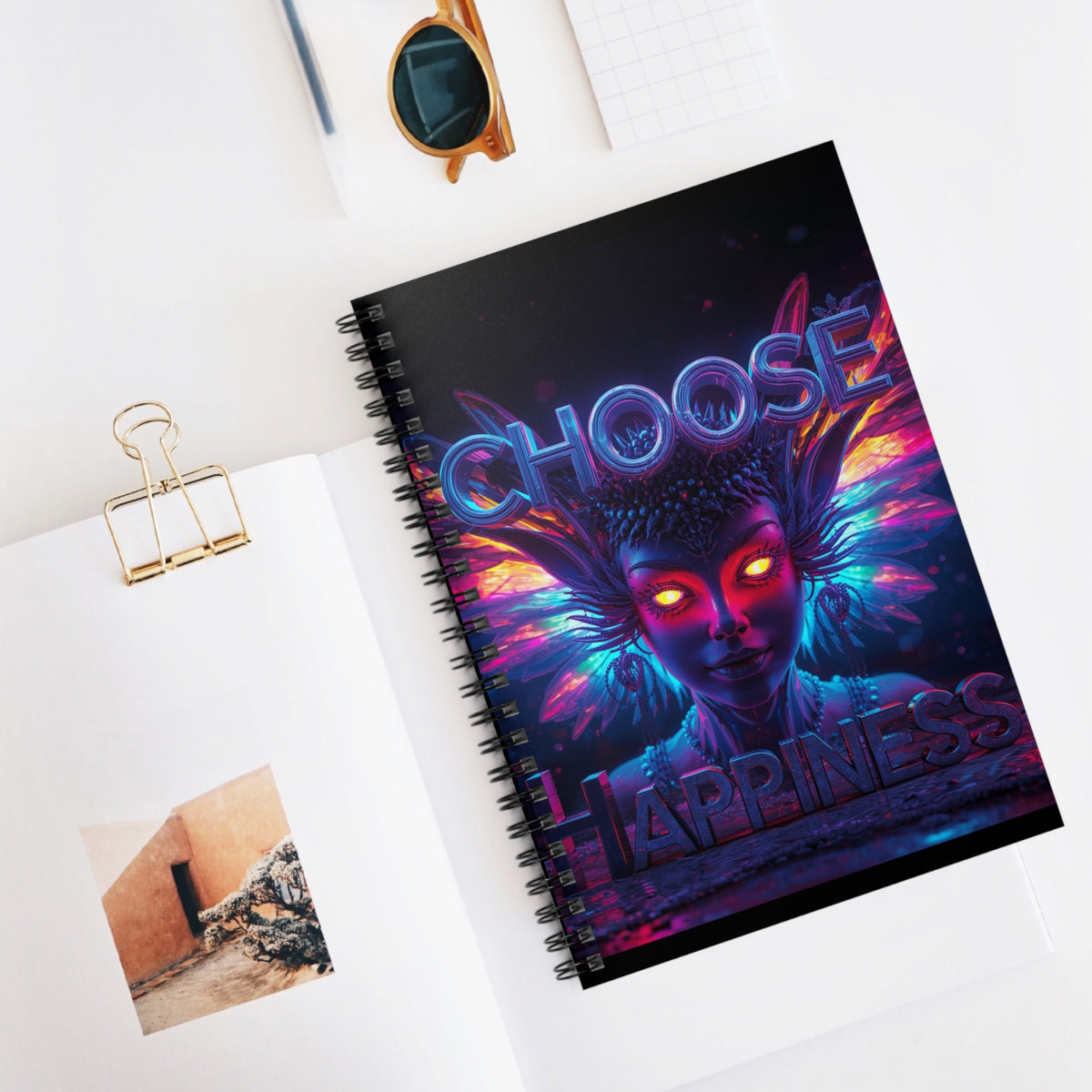 Choose Happiness Spiral Notebook