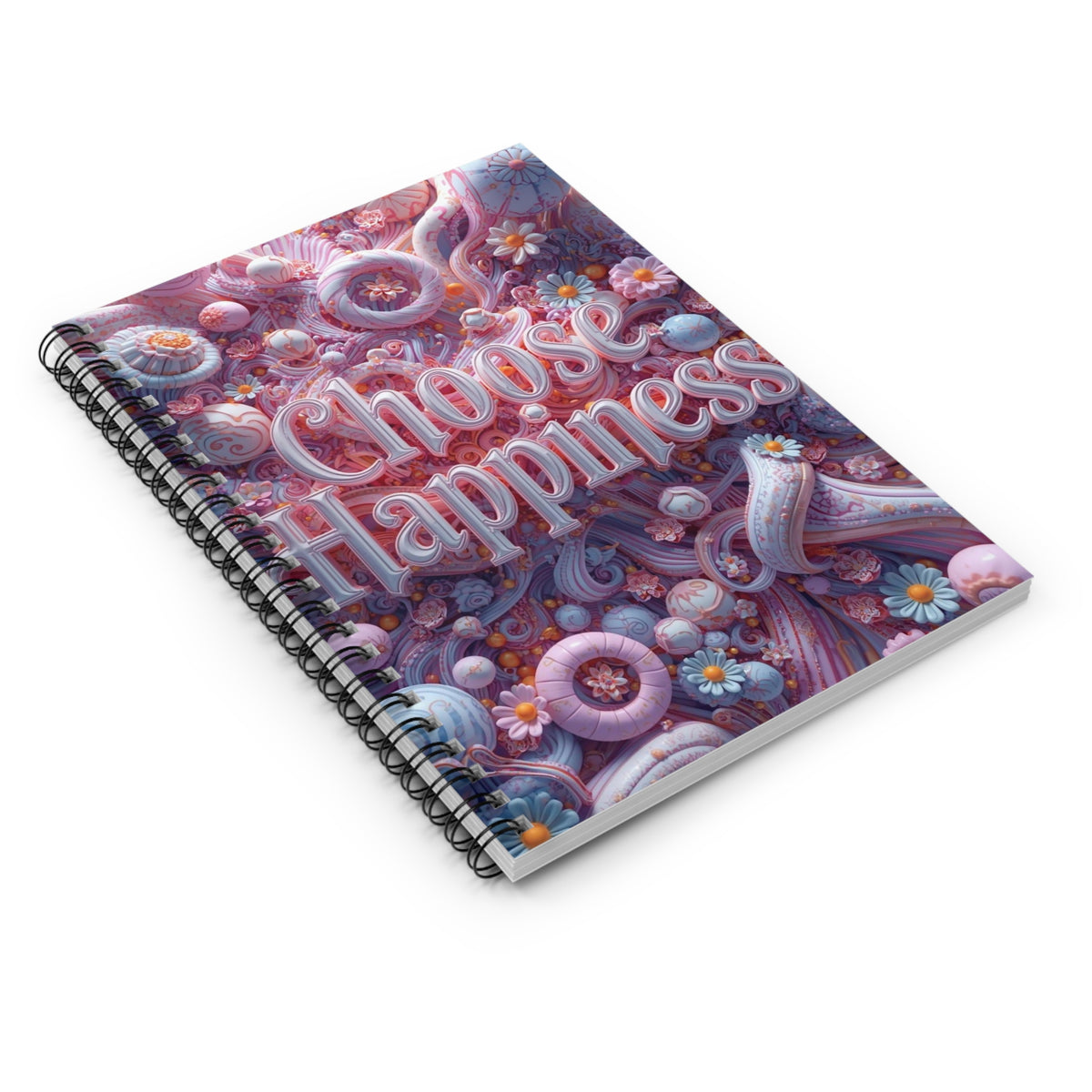 Choose Happiness Spiral Notebook