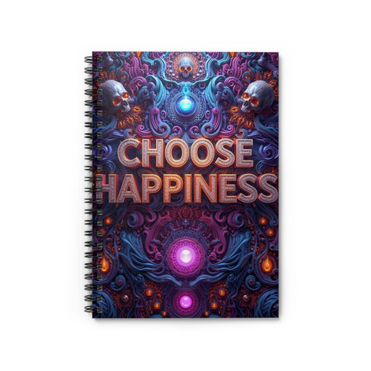 Choose Happiness Spiral Notebook
