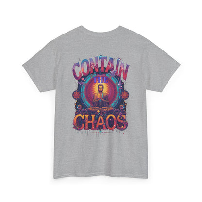 Contain The Chaos Unisex Tee, Positive Mindset Shirt