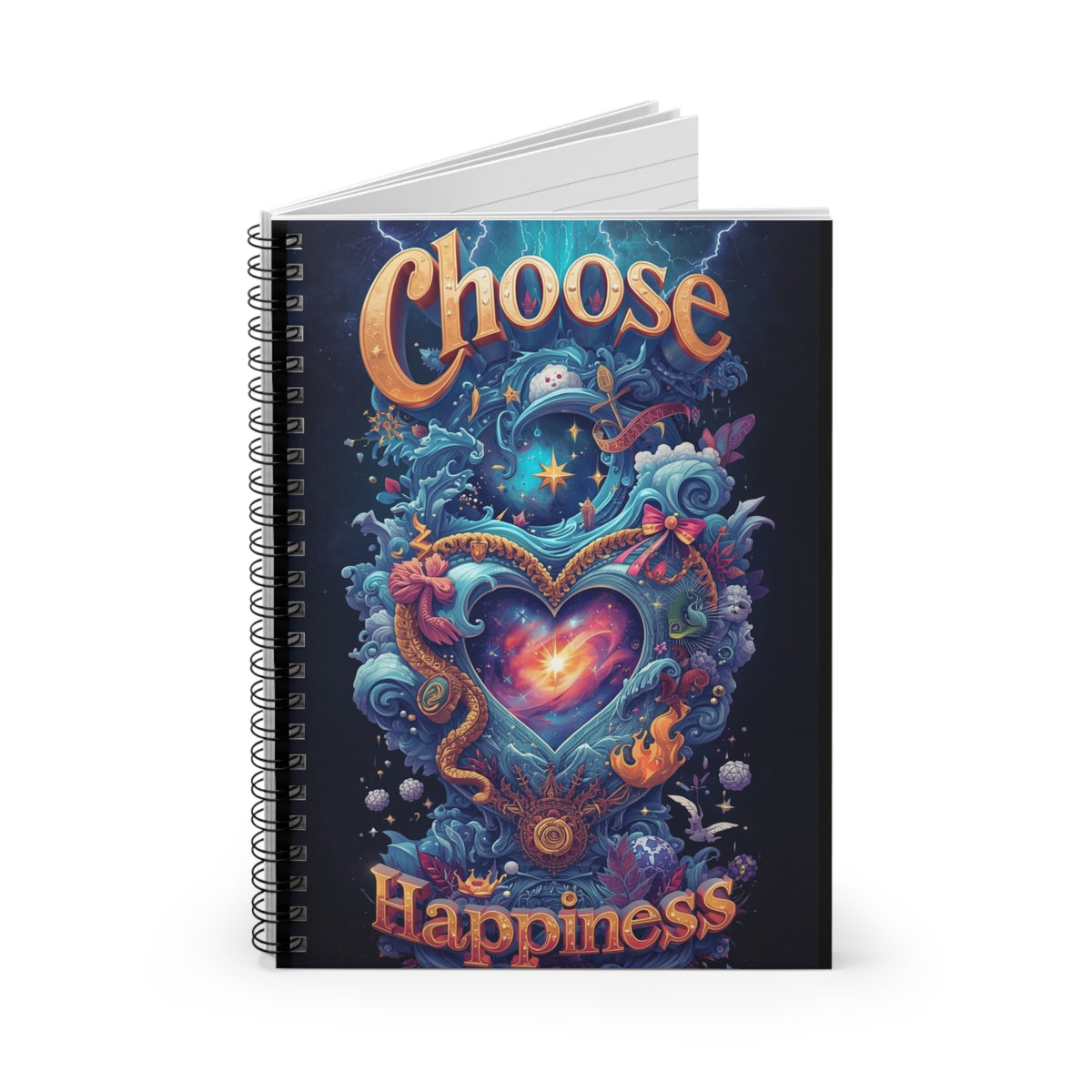 Choose Happiness Spiral Notebook