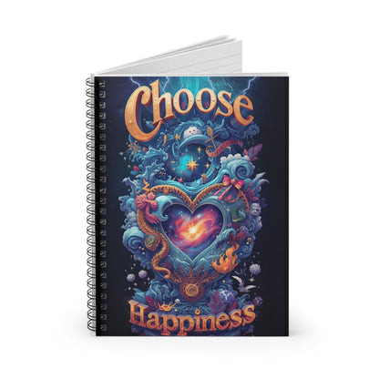 Choose Happiness Spiral Notebook