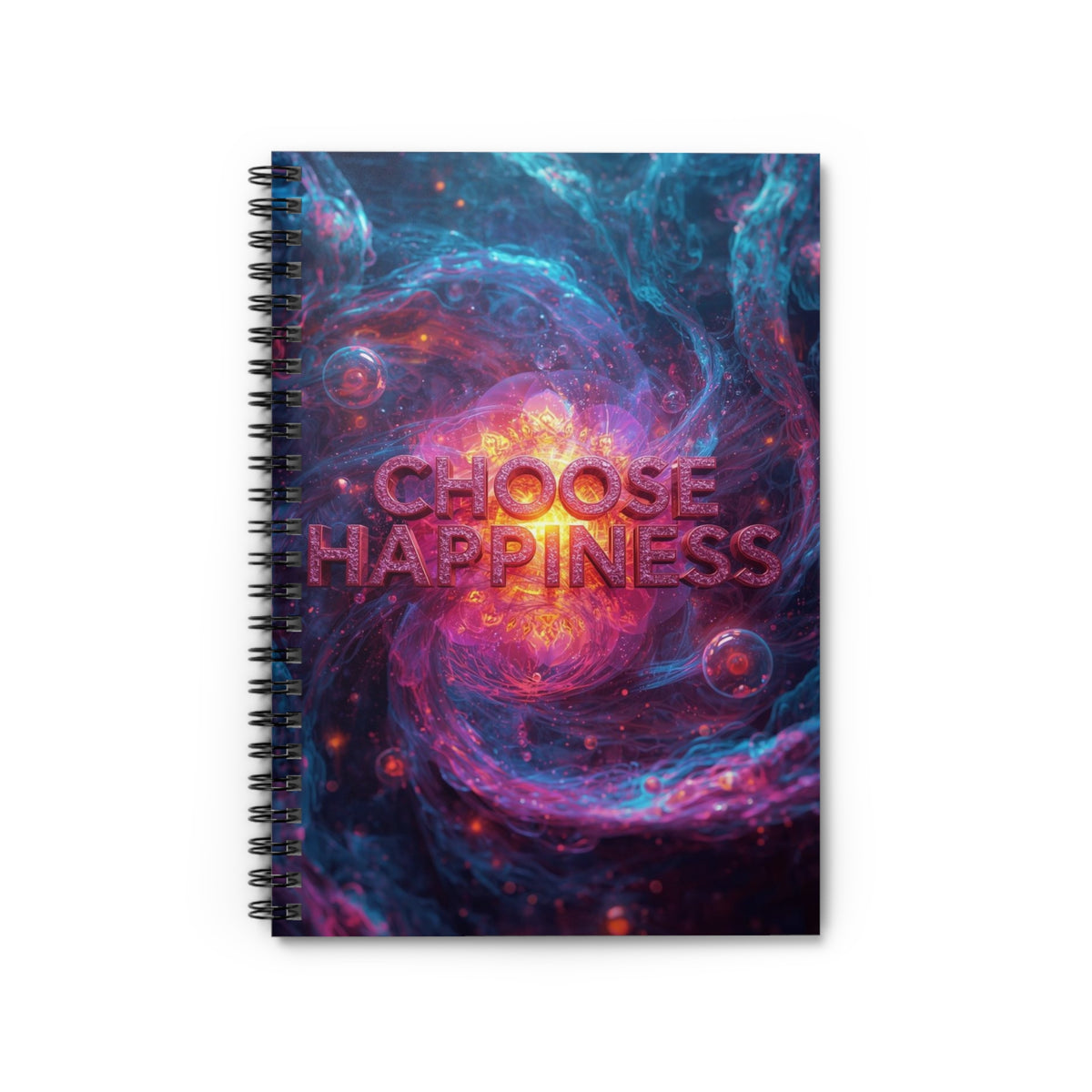 Choose Happiness Spiral Notebook