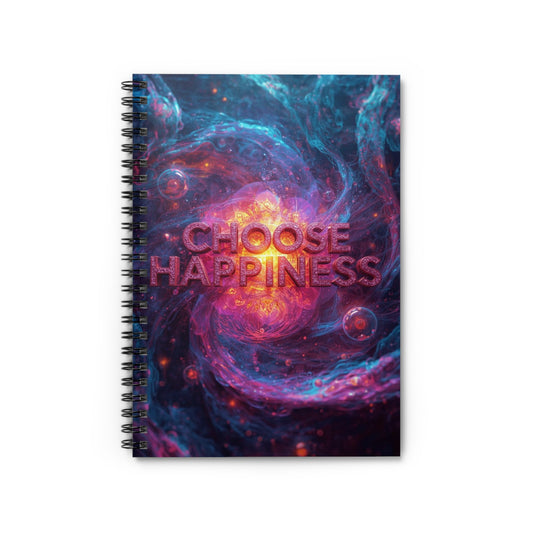 Choose Happiness Spiral Notebook