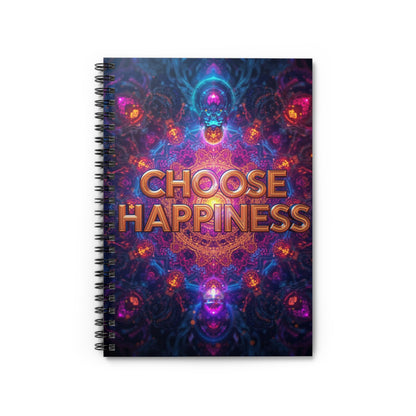Choose Happiness Spiral Notebook Ruled Journal for Positivity & Daily Notes
