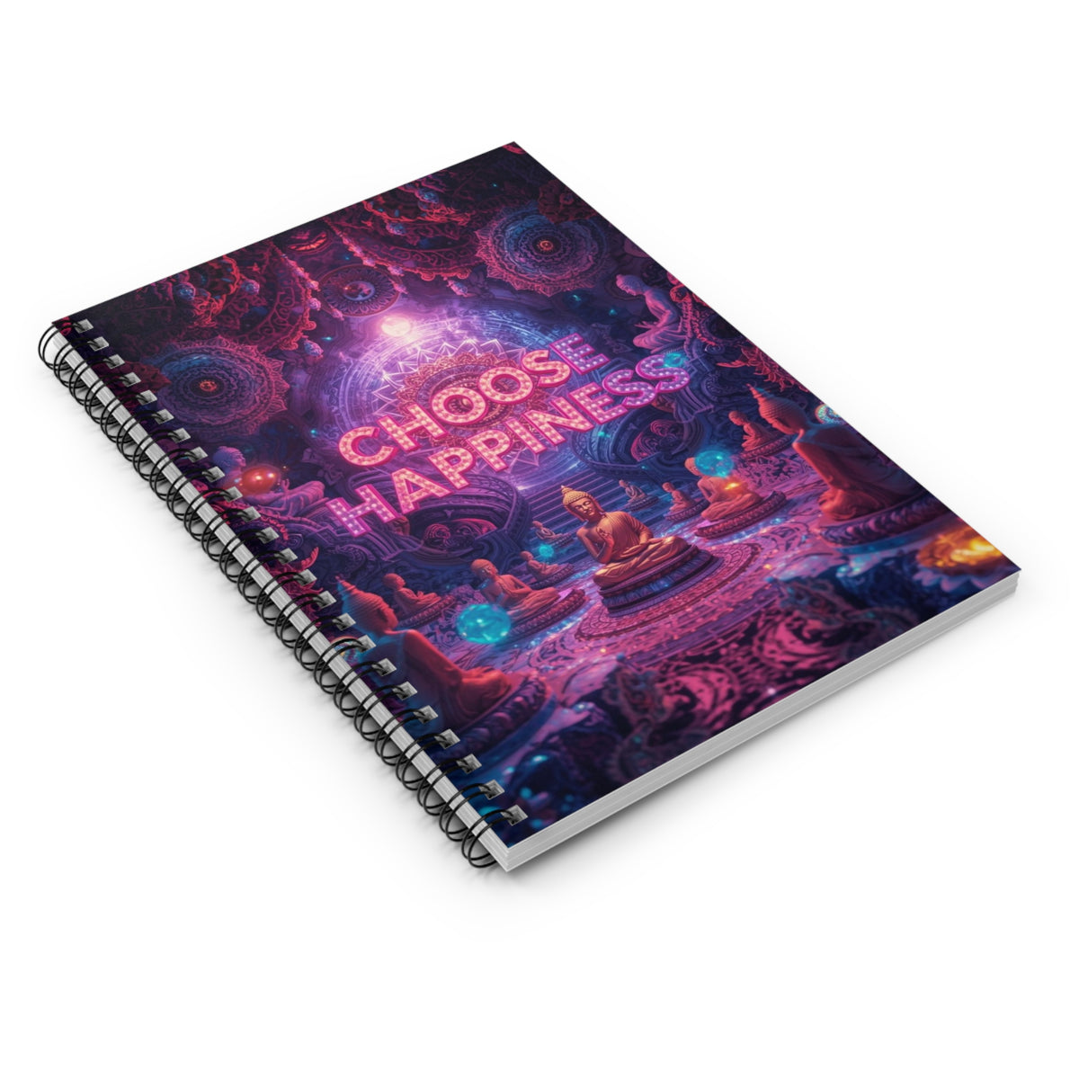 Choose Happiness Spiral Notebook Ruled Journal for Positivity & Daily Notes