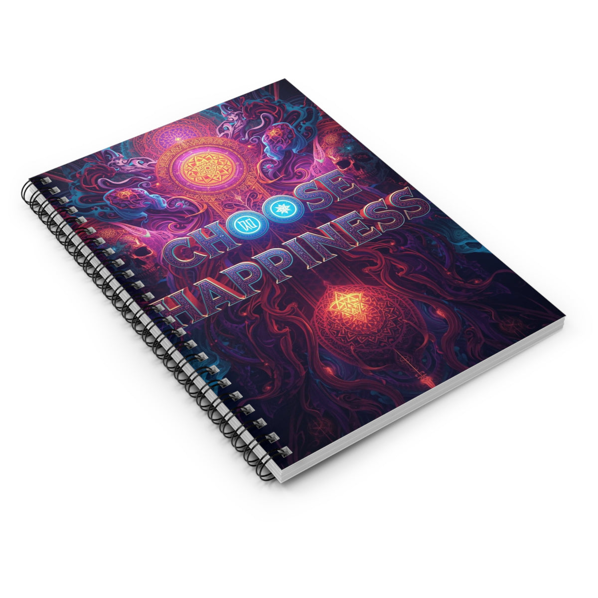 Choose Happiness Spiral Notebook Ruled Journal for Positivity & Daily Notes