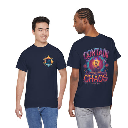 Contain The Chaos Unisex Tee, Positive Mindset Shirt