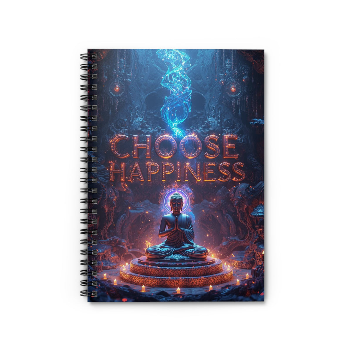Choose Happiness Spiral Notebook Ruled Journal for Positivity & Daily Notes