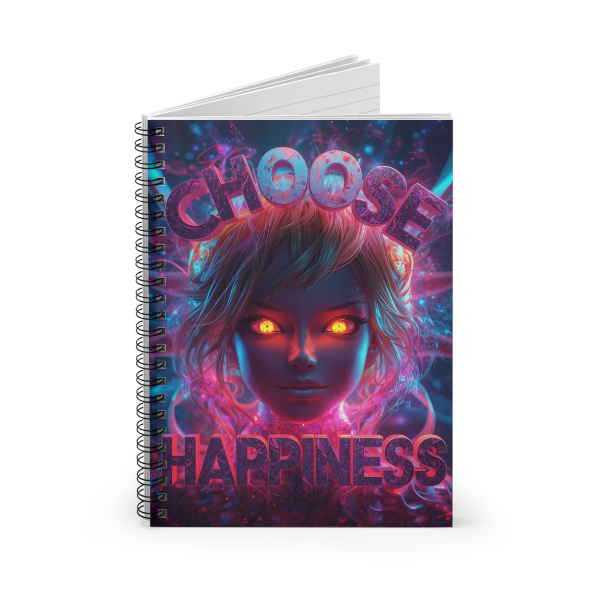 Choose Happiness Spiral Notebook