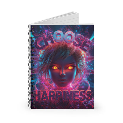 Choose Happiness Spiral Notebook