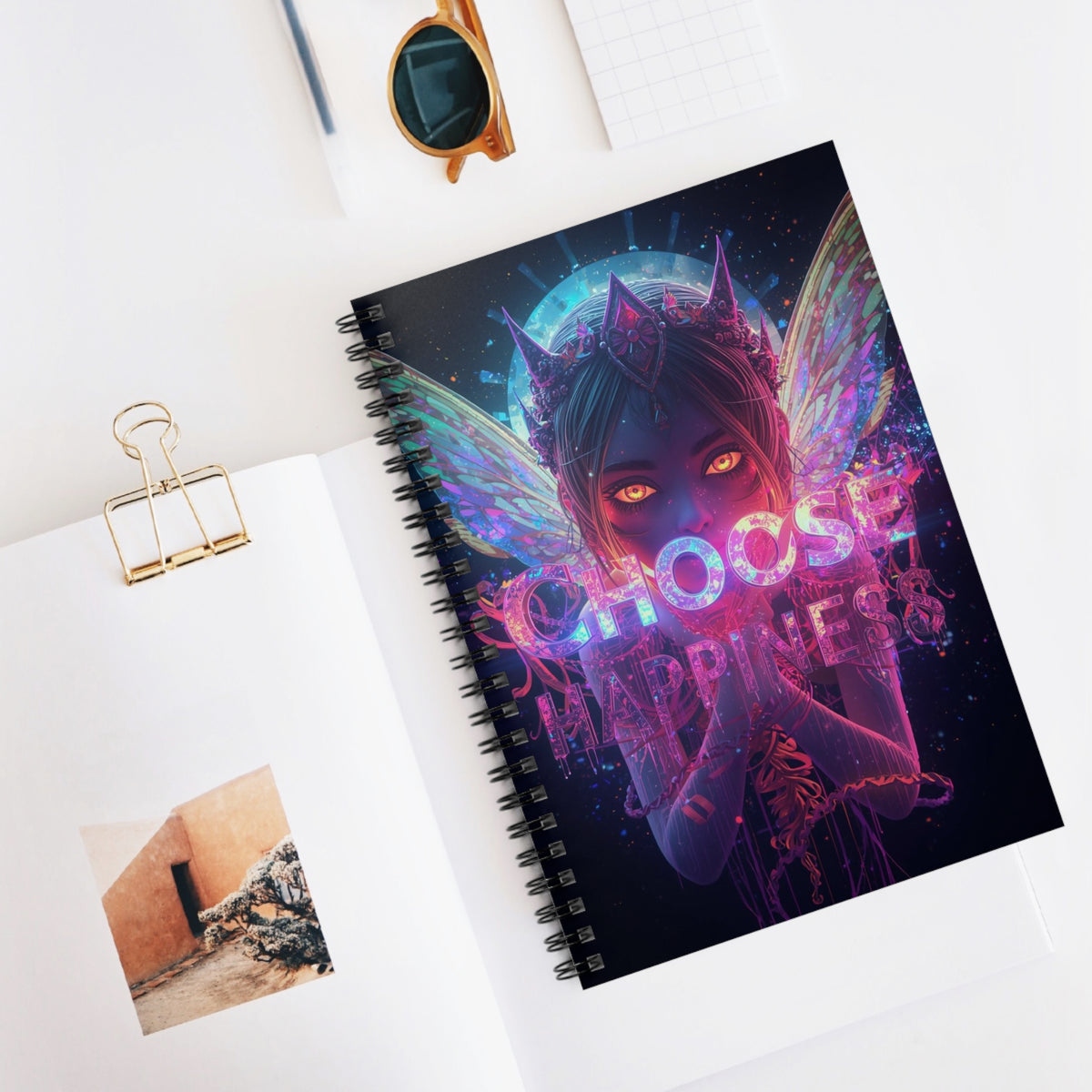 Choose Happiness Spiral Notebook