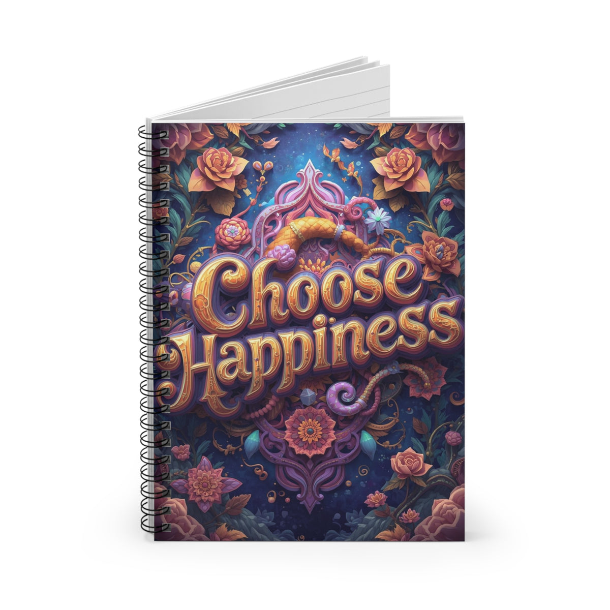 Choose Happiness Spiral Notebook
