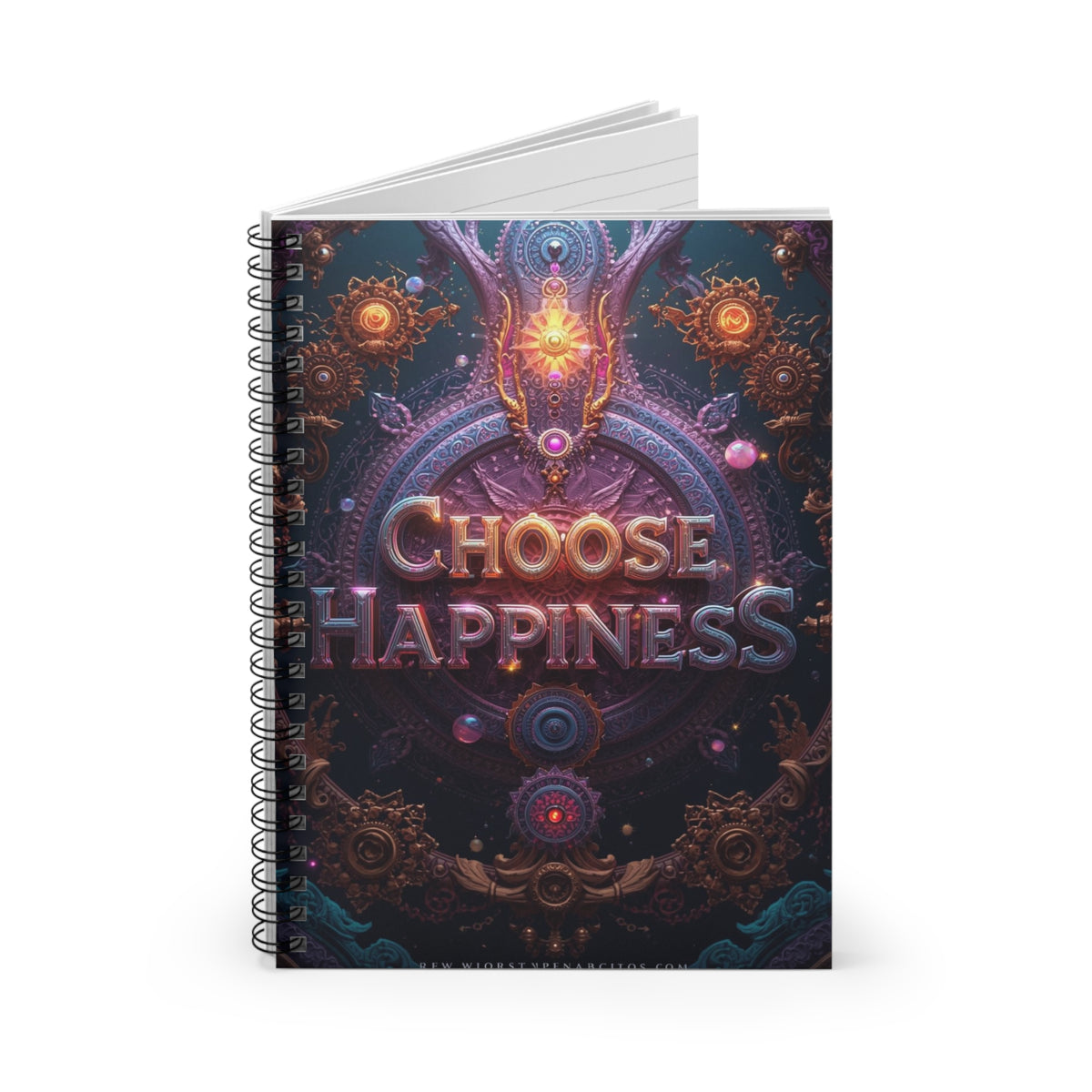 Choose Happiness Spiral Notebook Ruled Journal for Positivity & Daily Notes