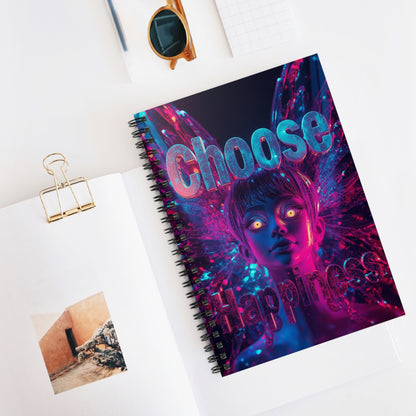 Choose Happiness Spiral Notebook