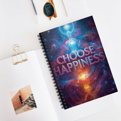 Choose Happiness Spiral Notebook