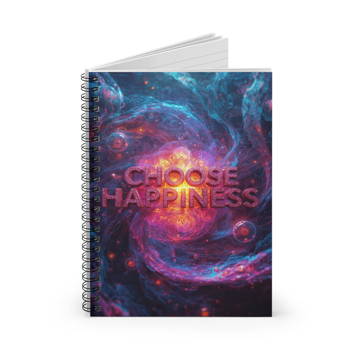 Choose Happiness Spiral Notebook
