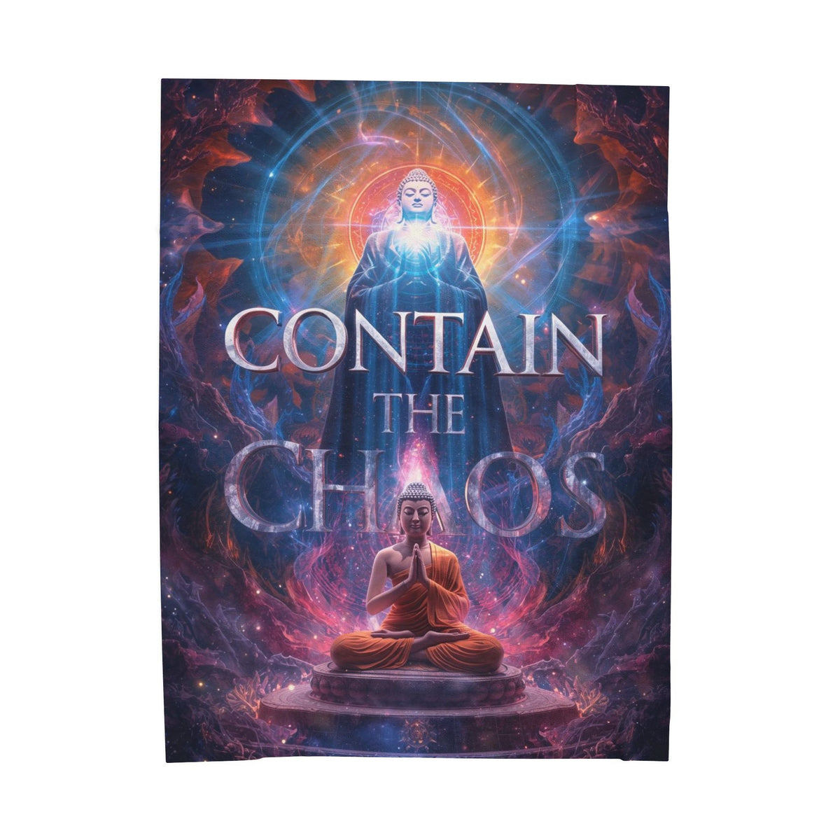 Contain the Chaos Velveteen Plush Blanket