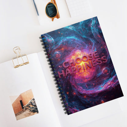 Choose Happiness Spiral Notebook