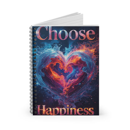 Choose Happiness Spiral Notebook