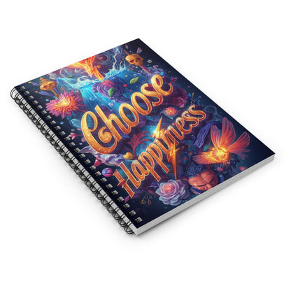 Choose Happiness Spiral Notebook