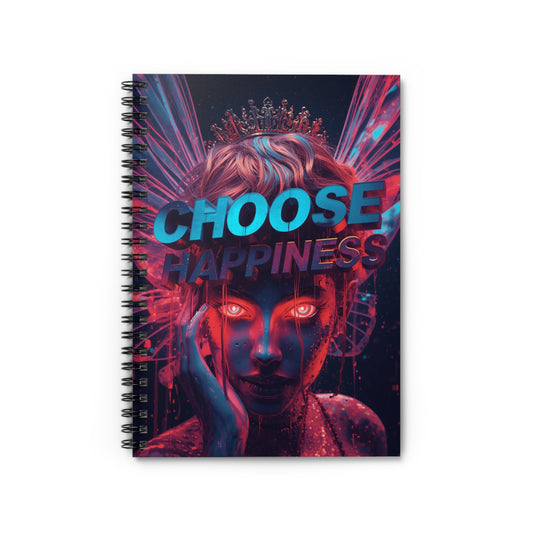 Choose Happiness Spiral Notebook