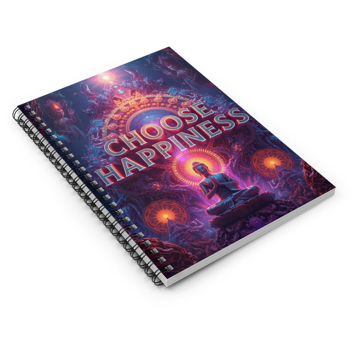 Choose Happiness Spiral Notebook Ruled Journal for Positivity & Daily Notes