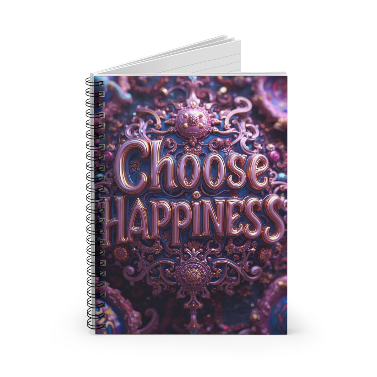 Choose Happiness Spiral Notebook