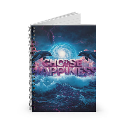Choose Happiness Spiral Notebook