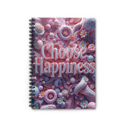 Choose Happiness Spiral Notebook