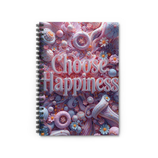 Choose Happiness Spiral Notebook