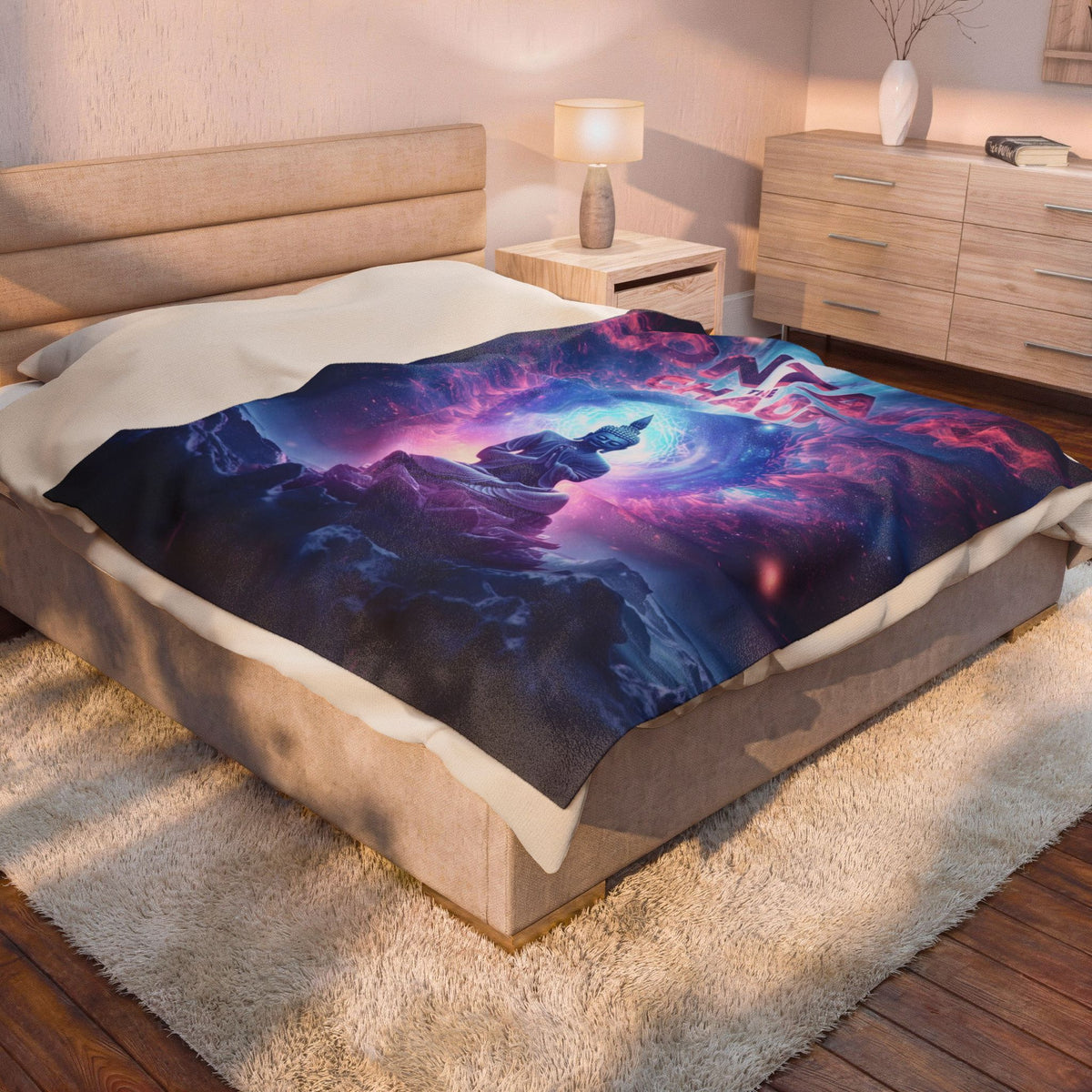 Contain the Chaos Velveteen Plush Blanket