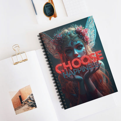 Choose Happiness Spiral Notebook