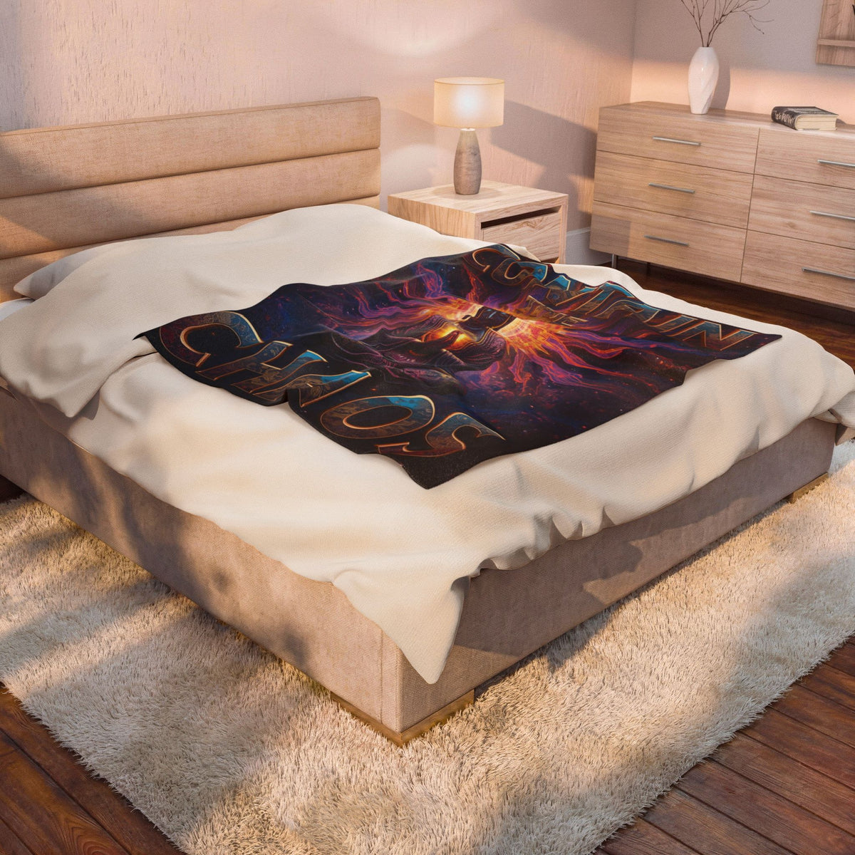Contain the Chaos Velveteen Plush Blanket