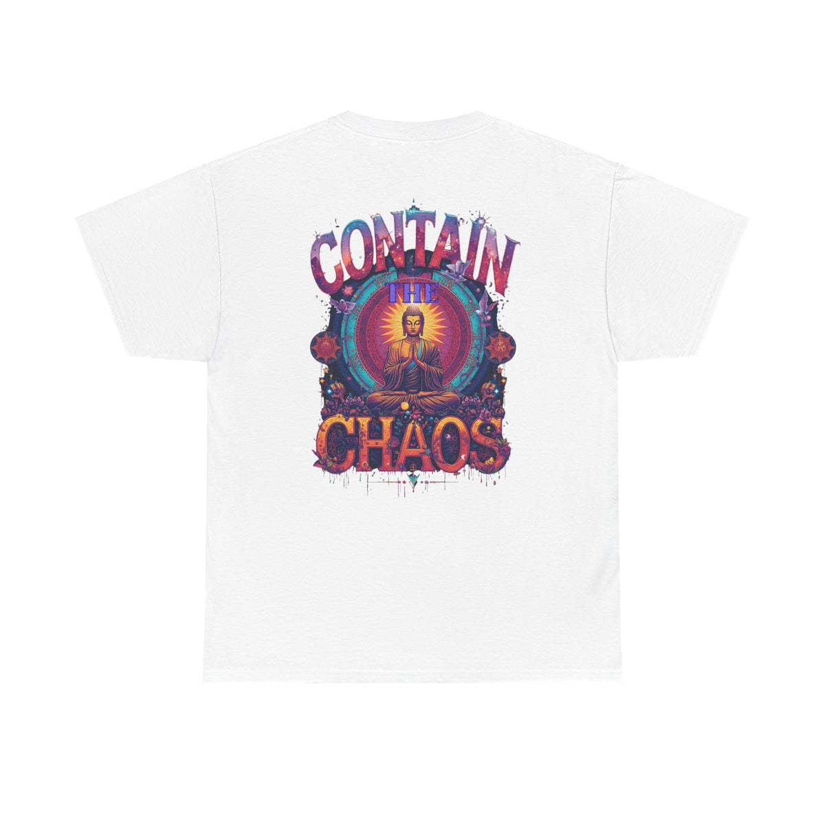 Contain The Chaos Unisex Tee, Positive Mindset Shirt
