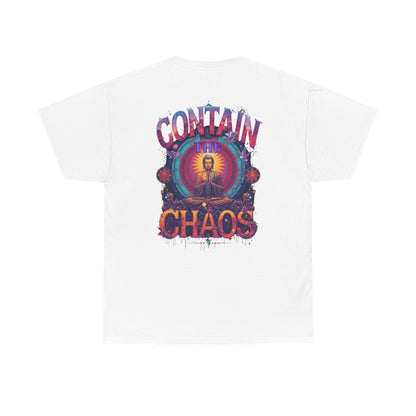 Contain The Chaos Unisex Tee, Positive Mindset Shirt