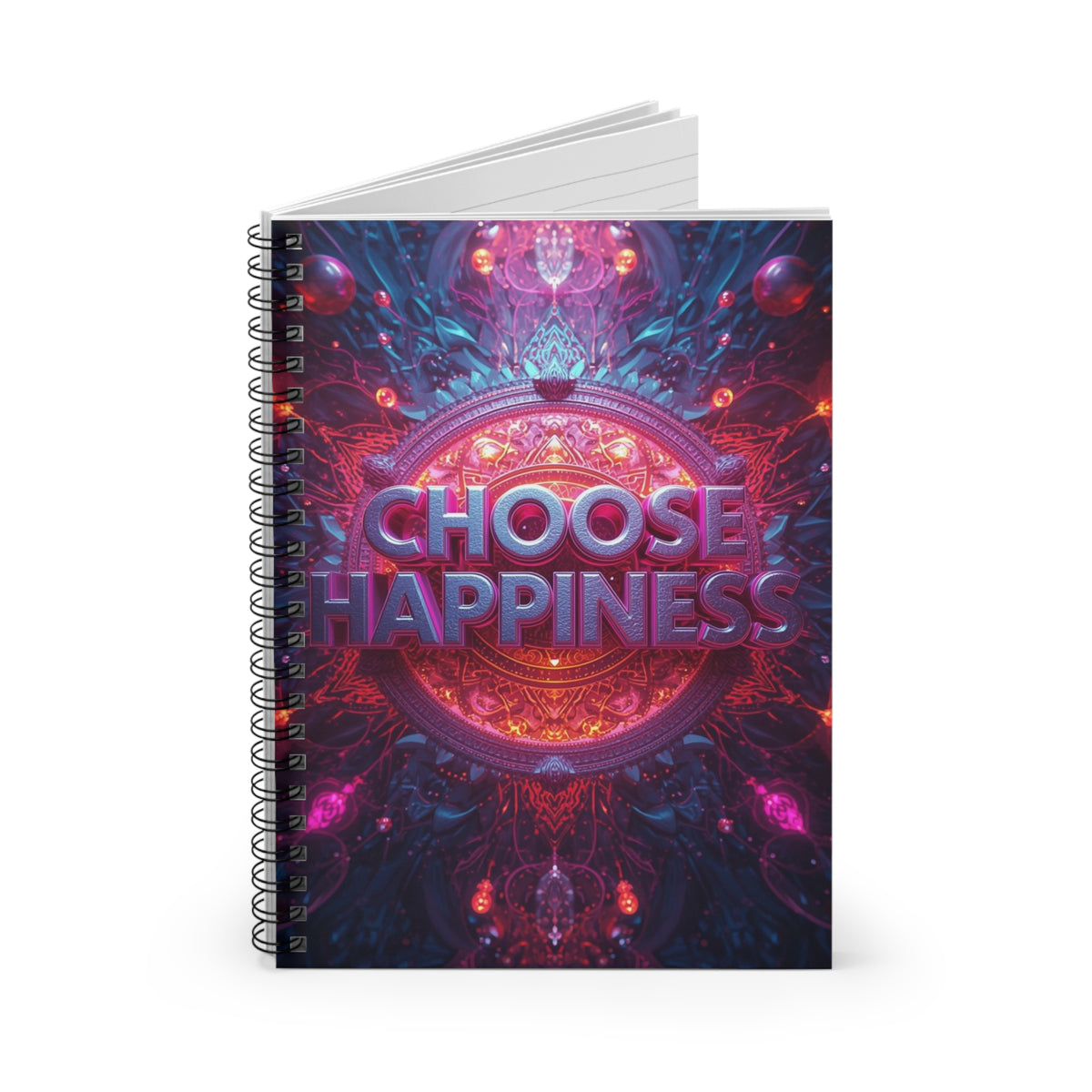 Choose Happiness Spiral Notebook Ruled Journal for Positivity & Daily Notes