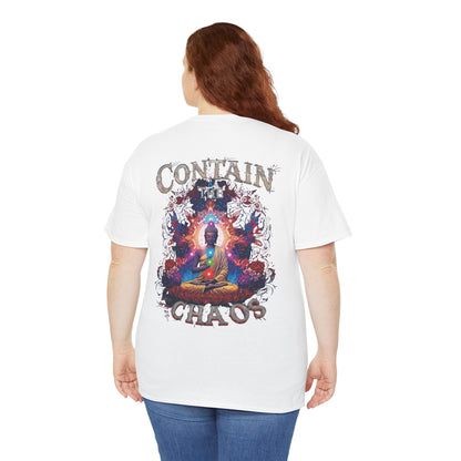Contain The Chaos Unisex Tee, Positive Mindset Shirt