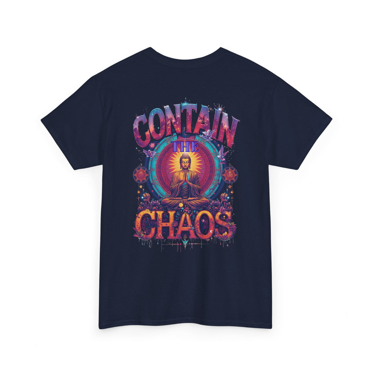 Contain The Chaos Unisex Tee, Positive Mindset Shirt