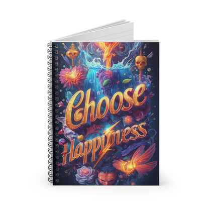 Choose Happiness Spiral Notebook