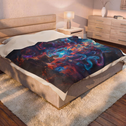 Contain the Chaos Velveteen Plush Blanket