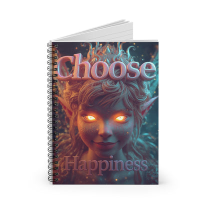Choose Happiness Spiral Notebook