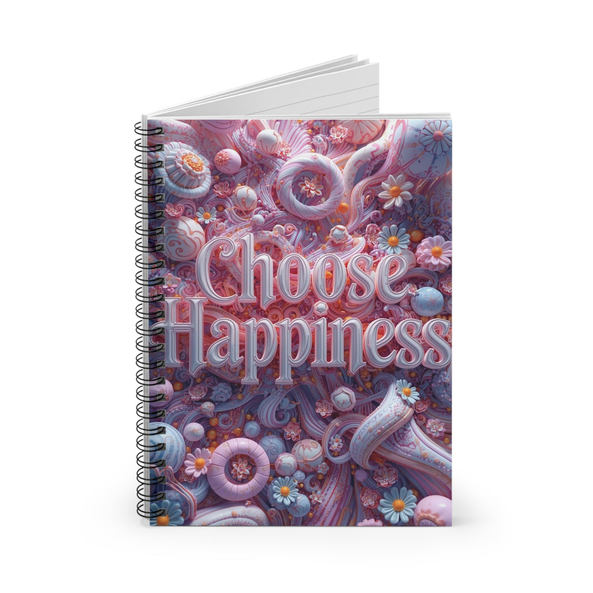 Choose Happiness Spiral Notebook