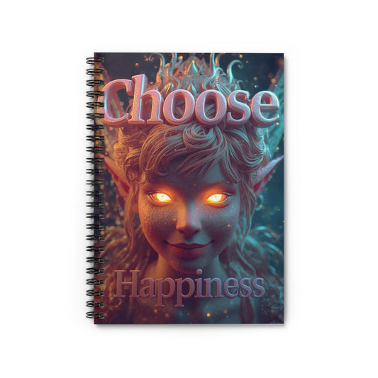 Choose Happiness Spiral Notebook