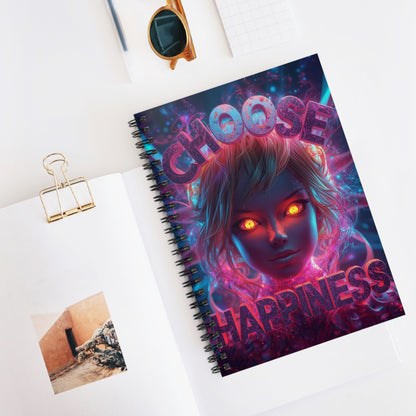 Choose Happiness Spiral Notebook