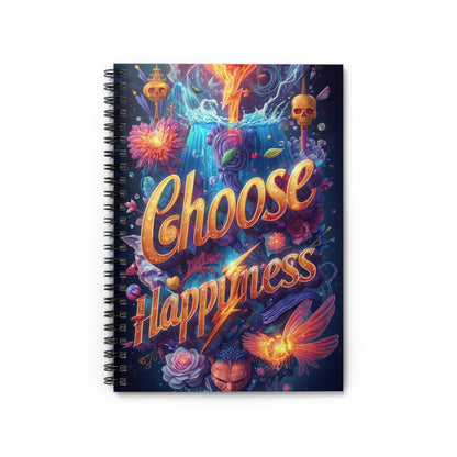 Choose Happiness Spiral Notebook