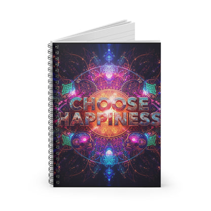 Choose Happiness Spiral Notebook