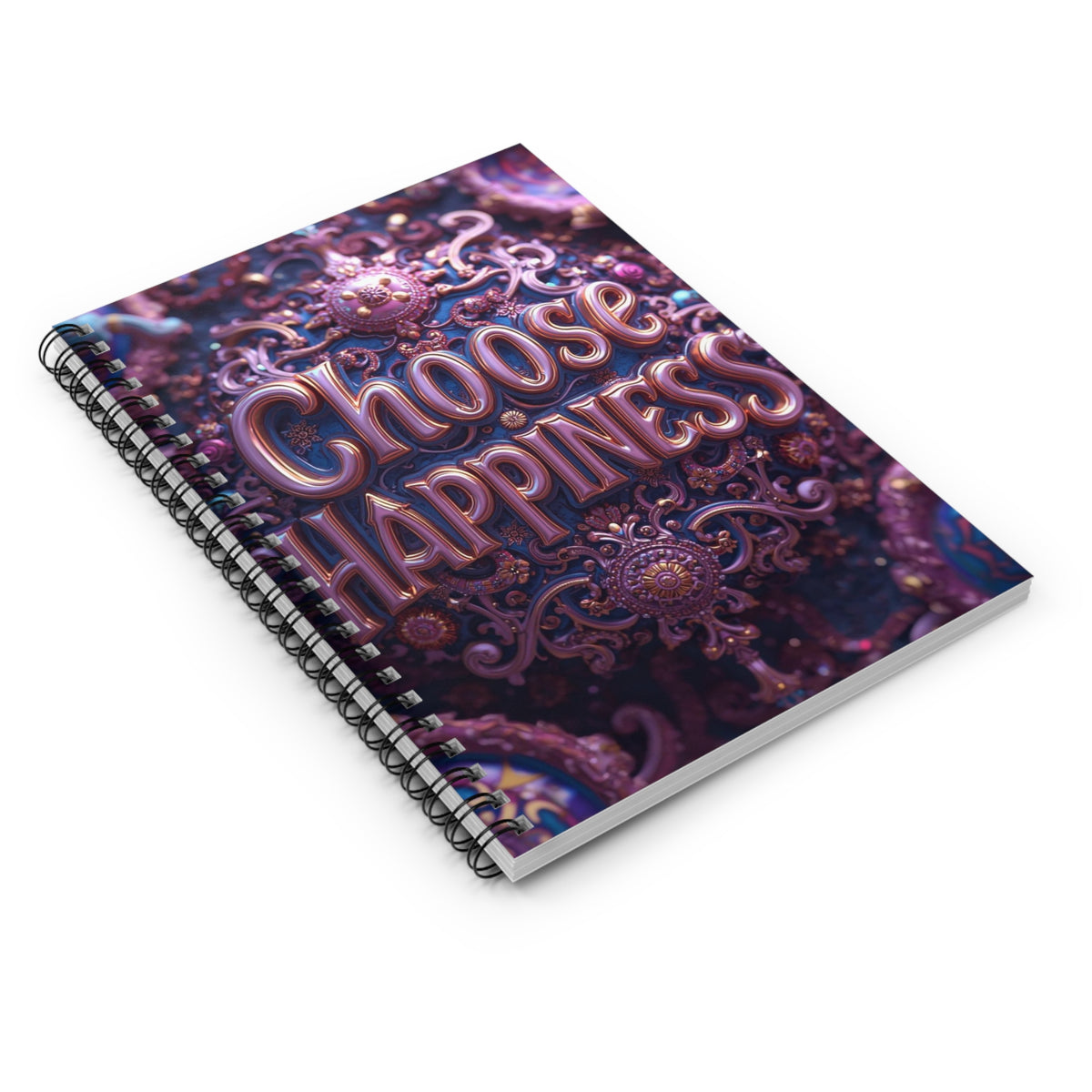 Choose Happiness Spiral Notebook