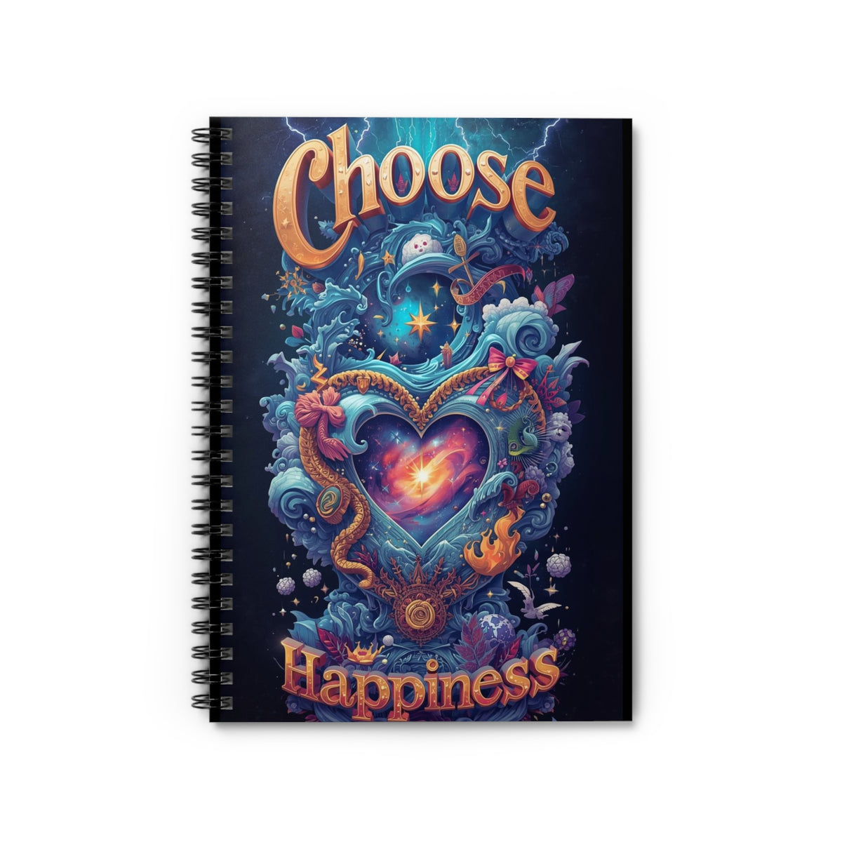 Choose Happiness Spiral Notebook