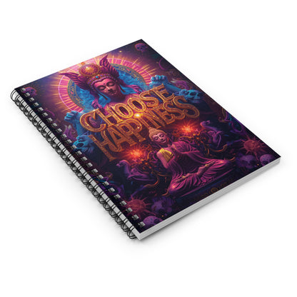 Choose Happiness Spiral Notebook Ruled Journal for Positivity & Daily Notes